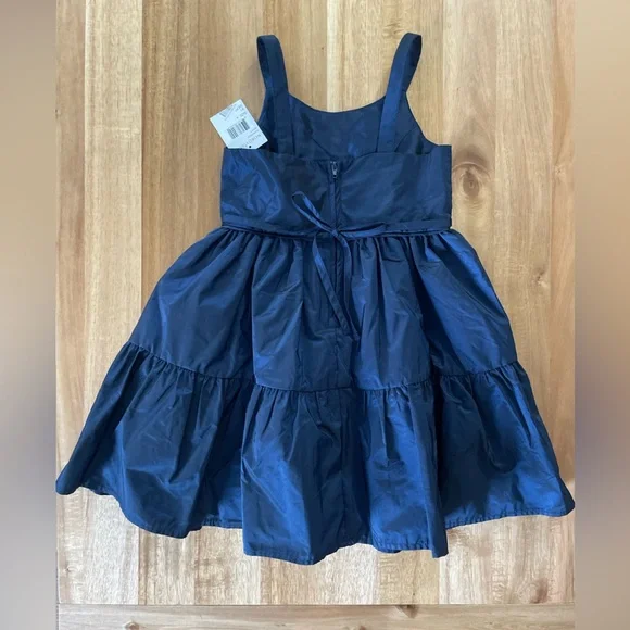 NWT Zunie Navy Party Dress, Size 4 - Picture 5 of 6